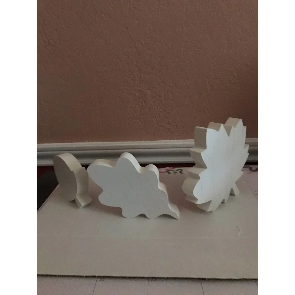 New 3 Autumn Wood designed Leaves Cutouts